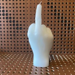 NEW Middle finger candle
